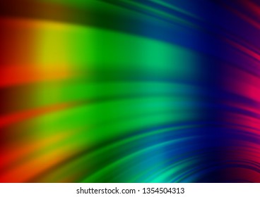 Light Multicolor, Rainbow vector modern elegant template. Colorful illustration in blurry style with gradient. A new texture for your design.