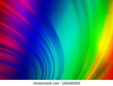 Light Multicolor, Rainbow vector modern elegant template. Colorful illustration in blurry style with gradient. The elegant pattern for brand book.