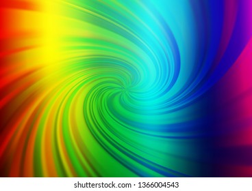 Light Multicolor, Rainbow vector modern elegant template. A completely new color illustration in a bokeh style. The elegant pattern for brand book.