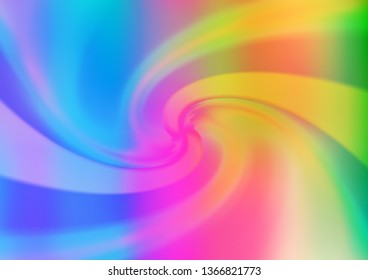 Light Multicolor, Rainbow vector modern elegant background. Colorful abstract illustration with gradient. A new texture for your design.