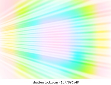 Light Multicolor, Rainbow vector modern elegant template. Creative illustration in halftone style with gradient. The best blurred design for your business.
