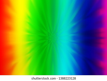 Light Multicolor, Rainbow vector modern bokeh pattern. Modern geometrical abstract illustration with gradient. The template can be used for your brand book.