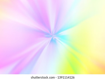 Light Multicolor, Rainbow vector modern elegant background. An elegant bright illustration with gradient. The best blurred design for your business.
