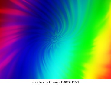 Light Multicolor, Rainbow vector modern elegant template. Glitter abstract illustration with an elegant design. The blurred design can be used for your web site.