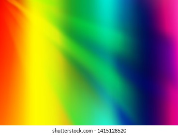 Light Multicolor, Rainbow vector modern elegant background. Glitter abstract illustration with an elegant design. Brand new design for your business.