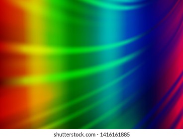 Light Multicolor, Rainbow vector modern bokeh pattern. Glitter abstract illustration with an elegant design. The elegant pattern for brand book.