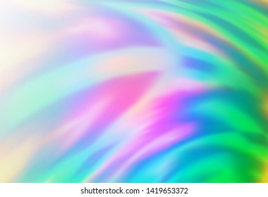 Light Multicolor, Rainbow vector modern elegant layout. Creative illustration in halftone style with gradient. Blurred design for your web site.
