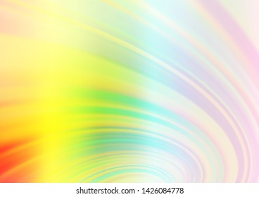 Light Multicolor, Rainbow vector modern bokeh pattern. Colorful illustration in abstract style with gradient. The blurred design can be used for your web site.