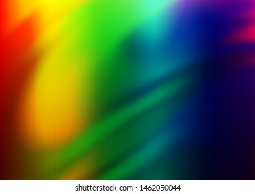 Light Multicolor, Rainbow vector modern elegant background. Glitter abstract illustration with an elegant design. Brand new design for your business.