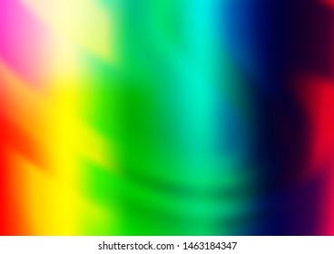 Light Multicolor, Rainbow vector modern elegant template. Creative illustration in halftone style with gradient. The blurred design can be used for your web site.