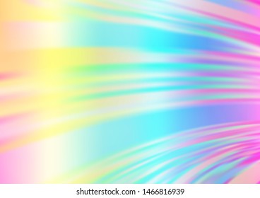 Light Multicolor, Rainbow vector modern elegant background. Creative illustration in halftone style with gradient. The best blurred design for your business.