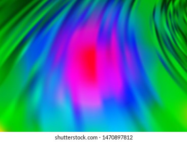 Light Multicolor, Rainbow vector modern elegant background. Modern geometrical abstract illustration with gradient. The elegant pattern for brand book.