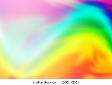Light Multicolor, Rainbow vector modern bokeh pattern. Colorful abstract illustration with gradient. A new texture for your design.
