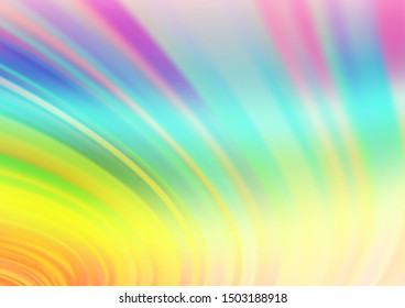 Light Multicolor, Rainbow vector modern elegant template. Colorful illustration in abstract style with gradient. The best blurred design for your business.
