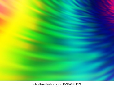 Light Multicolor, Rainbow vector modern elegant background. Shining colorful illustration in a Brand new style. The template can be used for your brand book.