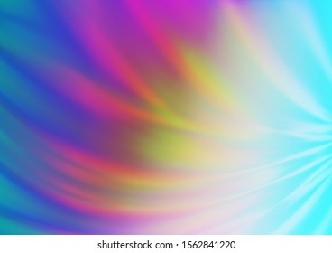 Light Multicolor, Rainbow vector modern bokeh pattern. An elegant bright illustration with gradient. The template can be used for your brand book.