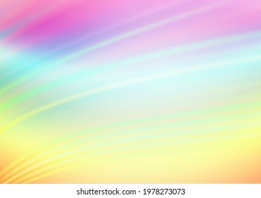 Light Multicolor, Rainbow vector modern elegant background. Colorful abstract illustration with gradient. A new texture for your design.