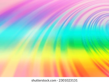 Light Multicolor, Rainbow vector modern elegant background. An elegant bright illustration with gradient. The blurred design can be used for your web site.