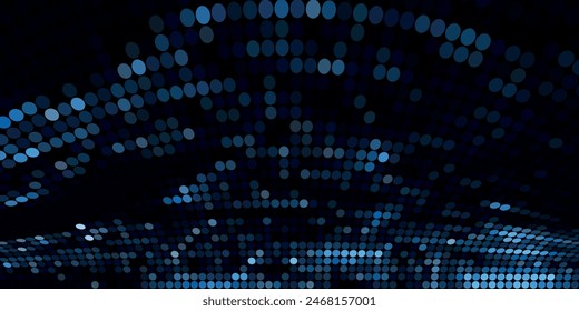 Multicolor claro, fondo abstracto geométrico moderno del Vector del arco iris. Plantilla de textura punteada. Patrón geométrico en estilo de semitonos con degradado.