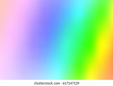 Light Multicolor, Rainbow vector modern elegant abstract background with gradient. Brand-new colored template in blurry style. 