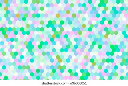 Light Multicolor, Rainbow vector modern geometrical abstract background. Texture, brand-new background. Geometric background in Origami style with gradient. 