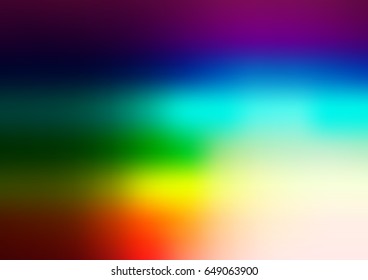 Light Multicolor, Rainbow vector modern elegant abstract background with gradient. Brand-new colored template in blurry style. 