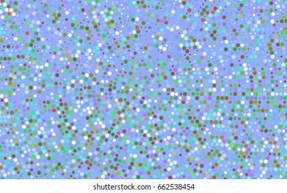 Light Multicolor, Rainbow vector modern geometrical circle abstract background. Dotted texture template. Geometric pattern in halftone style with gradient. 