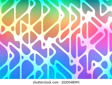 Light Multicolor, Rainbow vector natural elegant background. A completely new color illustration in doodle style. The doodle design can be used for your web site.