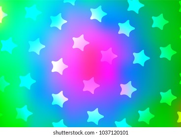 Light Multicolor, Rainbow vector natural elegant background. An elegant bright illustration with lines in Natural style. The doodle design can be used for your web site.