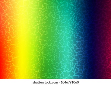 Light Multicolor, Rainbow vector natural abstract template. Colorful abstract illustration with lines in Asian style. The pattern can be used for wallpapers and coloring books.