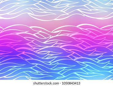 Light Multicolor, Rainbow vector natural abstract pattern. Glitter abstract illustration with doodles and Zen tangles. Brand-new design for your business.