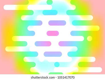 Light Multicolor, Rainbow vector natural elegant pattern. Decorative shining illustration with doodles on abstract template. Hand painted design for web, wrapping, wallpaper.