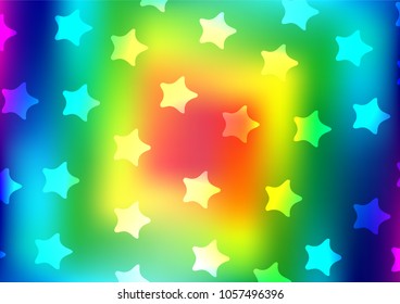 Light Multicolor, Rainbow vector natural elegant template. Glitter abstract illustration with doodles and Zen tangles. The template can be used as a background for cell phones.