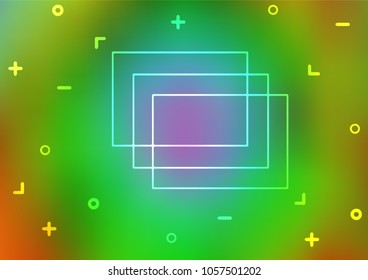 Light Multicolor, Rainbow vector natural elegant texture. Glitter abstract illustration with doodles and Zen tangles. The elegant pattern can be used as a part of a brand book.