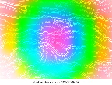 Light Multicolor, Rainbow vector natural abstract texture. A completely new color illustration in doodle style. The textured pattern can be used for website.