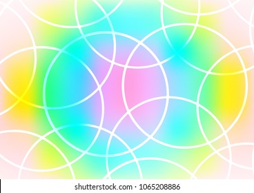 Light Multicolor, Rainbow vector natural elegant pattern. A vague abstract illustration with doodles in Indian style. A completely new design for your business.