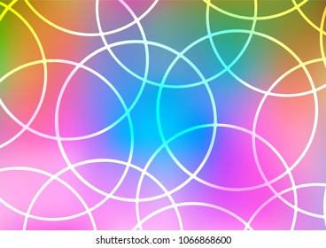 Light Multicolor, Rainbow vector natural abstract texture. Modern geometrical abstract illustration with doodles. A new texture for your design.