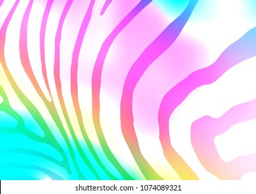 Light Multicolor, Rainbow vector natural elegant texture. Modern geometrical abstract illustration with doodles. The template can be used as a background for cell phones.