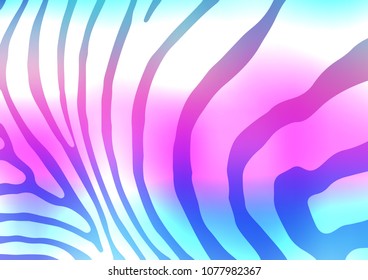 Light Multicolor, Rainbow vector natural abstract template. Colorful abstract illustration with lines in Asian style. The best blurred design for your business.