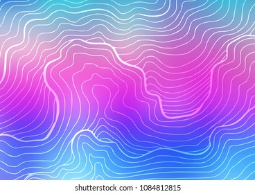 Light Multicolor, Rainbow vector natural abstract pattern. Shining colored illustration with doodles in Zen tangle style. The template can be used as a background for cell phones.