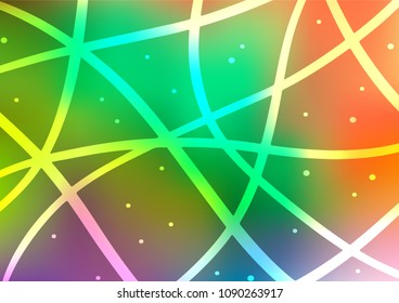 Light Multicolor, Rainbow vector natural abstract texture. A completely new color illustration in doodle style. The best blurred design for your business.