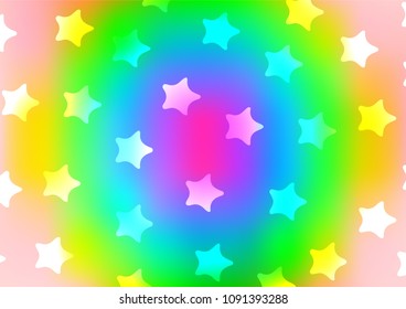 Light Multicolor, Rainbow vector natural elegant background. An elegant bright illustration with lines in Natural style. Brand-new style for your business design.