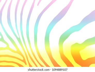 Light Multicolor, Rainbow vector natural abstract pattern. Doodles on blurred abstract background with gradient. Brand-new style for your business design.