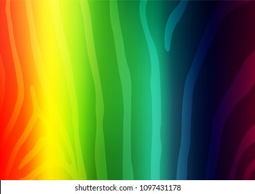 Light Multicolor, Rainbow vector natural elegant pattern. Modern geometrical abstract illustration with doodles. Brand-new design for your business.