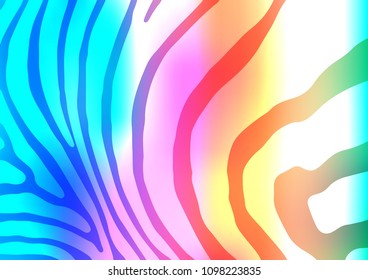 Light Multicolor, Rainbow vector natural elegant texture. Ethnic elegant natural pattern with gradient. A new texture for your design.