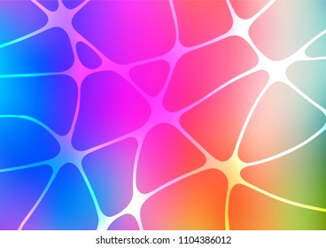 Light Multicolor, Rainbow vector natural elegant background. Blurred decorative design in Indian style with Zen tangles. The completely new template can be used for your brand book.