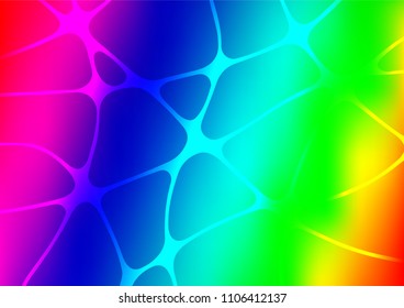Light Multicolor, Rainbow vector natural elegant texture. Brand-new colored illustration in blurry style with doodles. The textured pattern can be used for website.