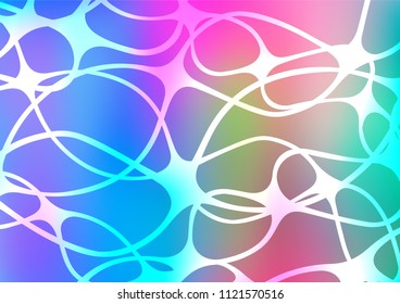 Light Multicolor, Rainbow vector natural abstract texture. Doodles on blurred abstract background with gradient. Hand painted design for web, leaflet, textile.