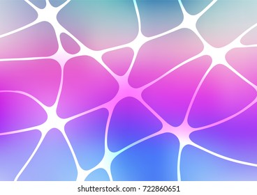 Light Multicolor, Rainbow vector natural abstract template. Geometric doodle illustration in Origami style with gradient. The pattern can be used for heads of websites and designs.
