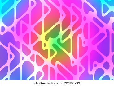 Light Multicolor, Rainbow vector natural elegant pattern. Creative illustration in blurred style with doodles and Zen tangles. The best blurred design for your business.